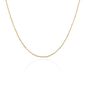 Necklace lana in yellow gold front view