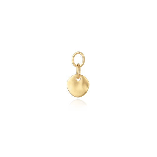 Pendant Nevada in 18 KT yellow gold Small front view