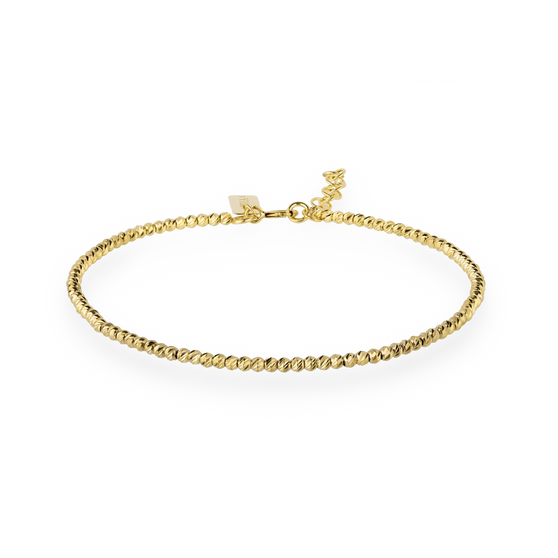 Bracelet LANA in yellow gold front viewed cutout