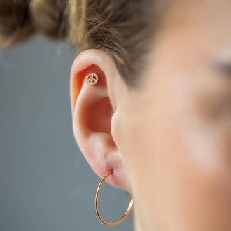 Ear Piercing PEACE