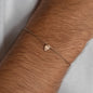 close up of Wristband Hamsa Men in rose gold worn on man's wrist