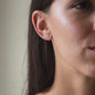 Video of Woman wearing diamond earring