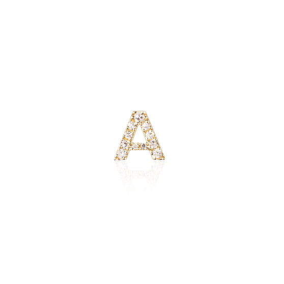 Ear Stud ANNA B C with diamonds