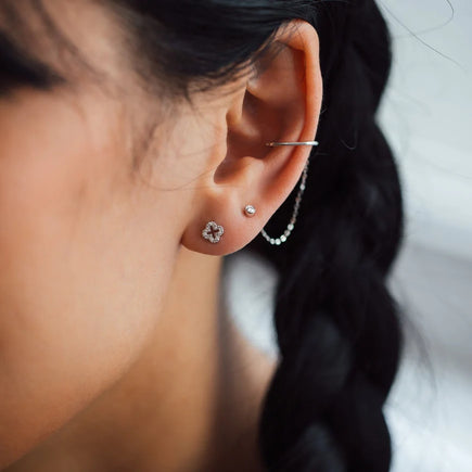 ear with jewelery
