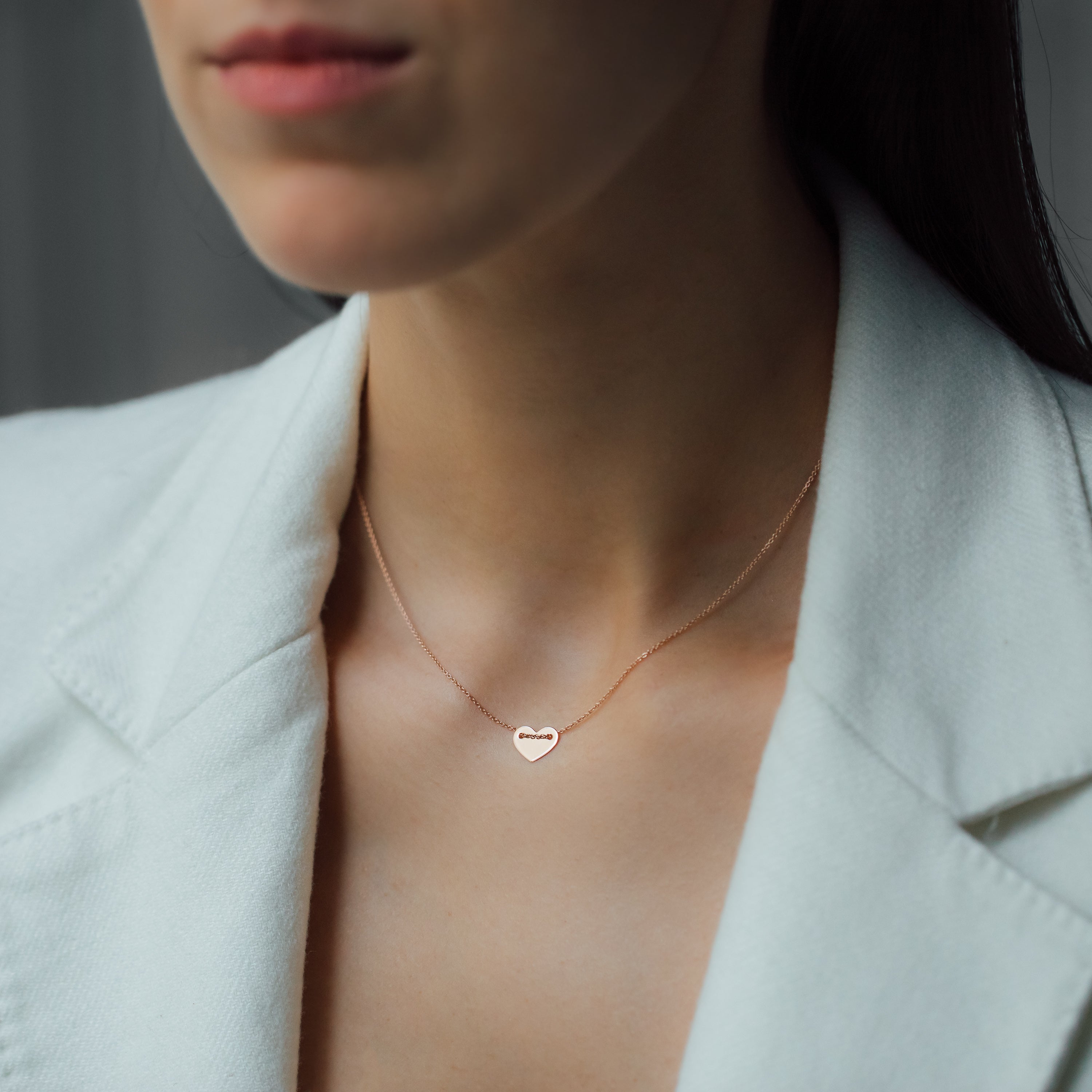 Necklace EMPTY BIG HEART