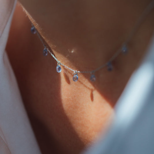 Necklace MONROE 7 Sapphires