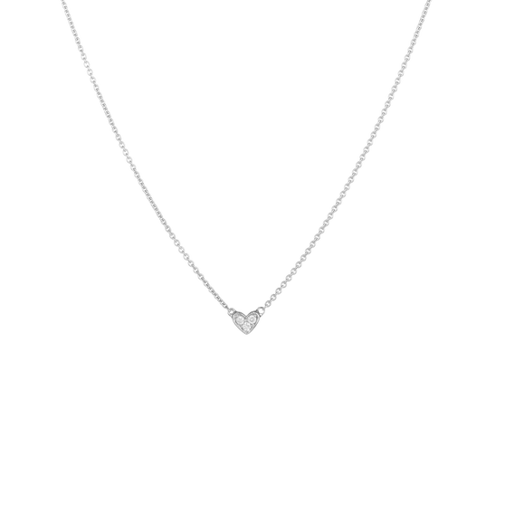 Necklace SMALL HEART with diamond
