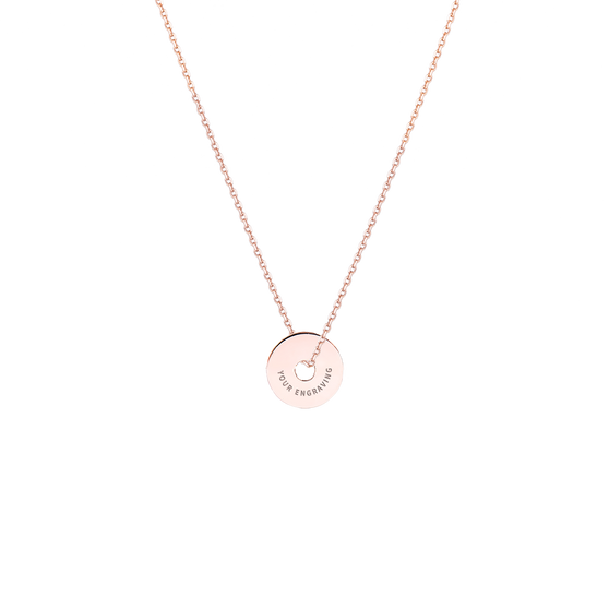 Necklace EMPTY DISC 8mm