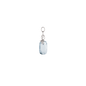 whitegold pendant with blue stone and litte whitegold star