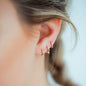 Earring KARLA with diamonds