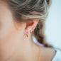 Earring KARLA with diamonds